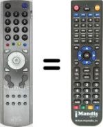 Replacement remote control JVC PD-42X50BS