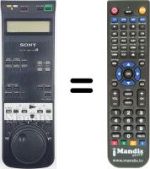 Replacement remote control RMT-V127
