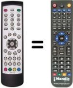 Replacement remote control Nec PX-TUAN01