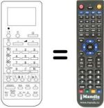 Replacement remote control Sharp RRMCG0552CESA