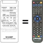 Replacement remote control RRMCG0716GE