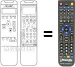 Replacement remote control Sharp RRMCG0827GESA