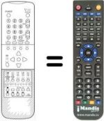 Replacement remote control Sharp 72AS18SN