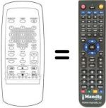 Replacement remote control Irradio MV235SV
