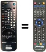 Replacement remote control REMCON165