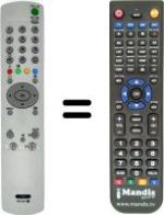 Replacement remote control Sony KV-29FQ60K