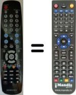 Replacement remote control Samsung PS50A567S3MXZF