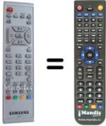 Replacement remote control Samsung BN59-00217B