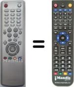 Replacement remote control Samsung LE32R52BX/XEC