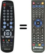Replacement remote control Samsung LE40N71BX/NWT