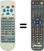 Replacement remote control Sanyo JXMFE