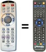 Replacement remote control Sanyo CXTK