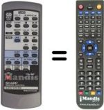 Replacement remote control RRMCG0013SJSB