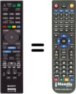 Replacement remote control Sony RM-ADP121