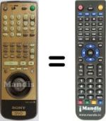 Replacement remote control RMT-D107P