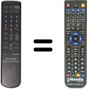 Replacement remote control RM861
