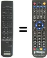 Replacement remote control Sony STRDE205