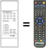 Replacement remote control Grandin 00P04105100