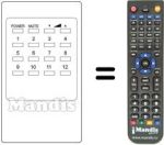 Replacement remote control Panasonic TNQ1459