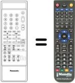 Replacement remote control Panasonic TNQ8E0438