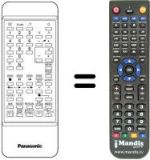 Replacement remote control Panasonic TNQ8E0448