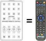 Replacement remote control PRANDONI TVC618