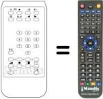 Replacement remote control SCHNEIDER STV8027QM