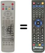 Replacement remote control REMCON237