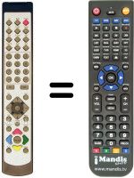 Replacement remote control EASY LIVING EL4210F
