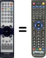 Replacement remote control TATUNG-DECCA RM-36EN01