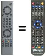 Replacement remote control Techwood PL42SI