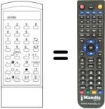 Replacement remote control Sanyo CEP3012