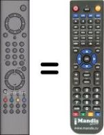 Replacement remote control United LTV27W51