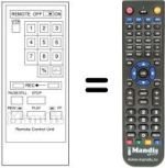 Replacement remote control Panasonic VSQ0479