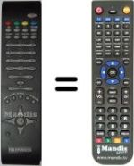 Replacement remote control Telefunken TE19822B11