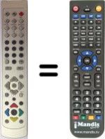 Replacement remote control RC-L6B