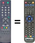 Replacement remote control RC2040