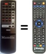 Replacement remote control Yamaha AX380