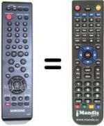 Replacement remote control Samsung DVD-R145