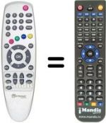 Replacement remote control Metronic 060508B