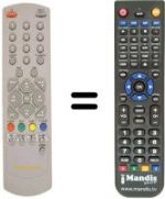 Replacement remote control Manhattan 3000