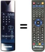 Replacement remote control Technisat VC3004