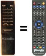 Replacement remote control Amstrad SRD400