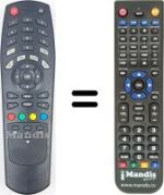 Replacement remote control Sagem DS77