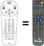 Replacement remote control Pace HANDSET PLATINUM