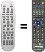 Replacement remote control Daewoo SH7440