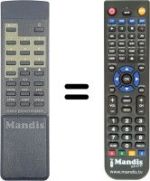 Replacement remote control Pace MSP990