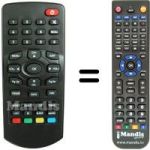 Replacement remote control DIKOM DVBT100BOX