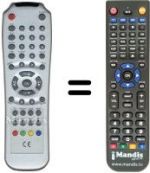 Replacement remote control Triax DVB300