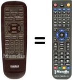 Replacement remote control Yamaha DVD-S700